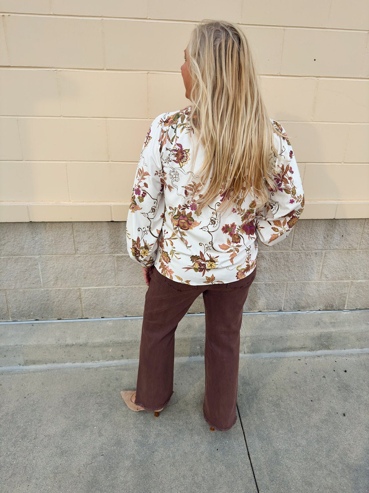 Autumn Solstice V - Neck Top - The Pink Pineapple 850