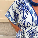 Azure Escape Midi Dress - The Pink Pineapple 850