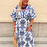 Azure Escape Midi Dress - The Pink Pineapple 850