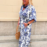 Azure Escape Midi Dress - The Pink Pineapple 850