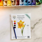 Daffodil Watercolor Kit | March Birth Month Flower
