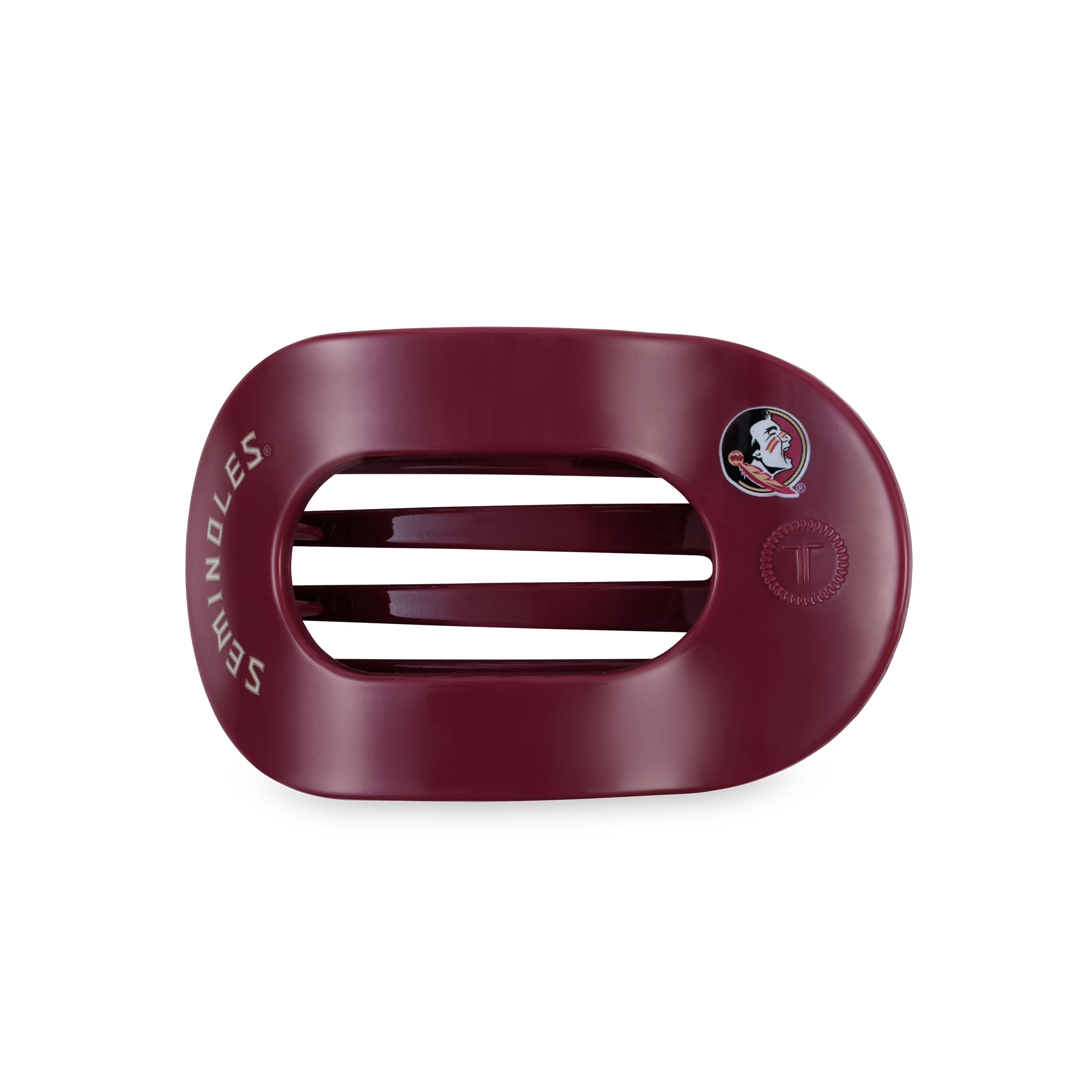 Flat Round Hair Clip | Medium | Go Noles!