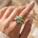 [Sorrelli] Crystal Assorted Rounds Stacked Ring