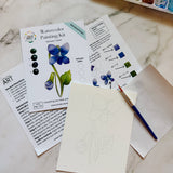 Violet Watercolor Kit | February Birth Month Flower