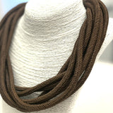Rachel Rope Necklace in Espresso Brown