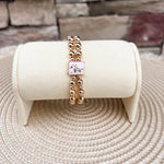 Ball Bead Double Stretch Mahjong Bracelet - The Pink Pineapple 850