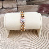 Ball Bead Double Stretch Mahjong Bracelet - The Pink Pineapple 850