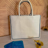 Bam Crak Dot Hand Beaded Mahjong Tote Bag in Blue - The Pink Pineapple 850