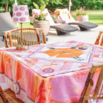 Bams & Bubbly Mahjong Mat - The Pink Pineapple 850
