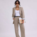 Basic Leather Belt with Asymmetrical Buckle - The Pink Pineapple 850