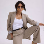 Basic Leather Belt with Asymmetrical Buckle - The Pink Pineapple 850