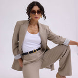 Basic Leather Belt with Asymmetrical Buckle - The Pink Pineapple 850