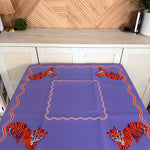 Bayou Tiger Mahjong Mat - The Pink Pineapple 850