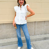 [BC Bags] Cork Mini White Crossbody - The Pink Pineapple 850