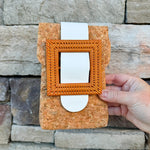 [BC Bags] Cork Mini White Crossbody - The Pink Pineapple 850