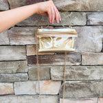 [BC Bags] Game Day Glam Clear Crossbody Bag in Gold - The Pink Pineapple 850