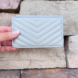 [BC Bags] Keychain Zip Wallet Silver - The Pink Pineapple 850