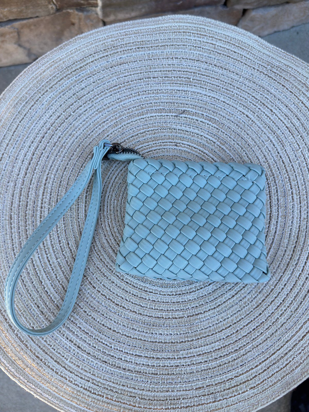 [BC Bags] Mint Woven Small Tote - The Pink Pineapple 850