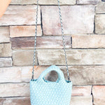 [BC Bags] Mint Woven Small Tote - The Pink Pineapple 850