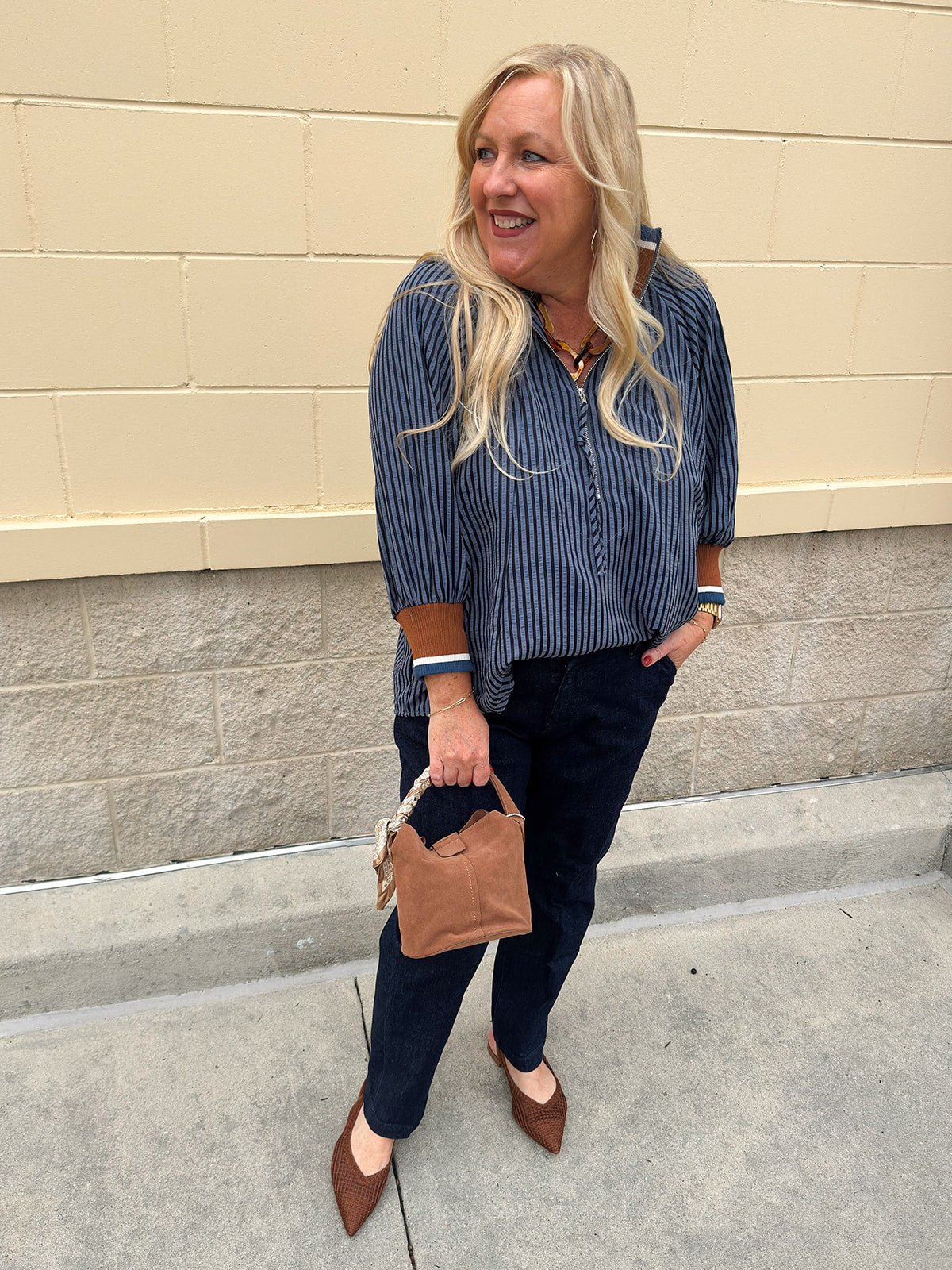 [BC Bags] Tan Luxe Faux Suede Mini Bucket Bag - The Pink Pineapple 850