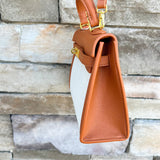 [BC Bags] Warm Caramel Leather Small Tote - The Pink Pineapple 850