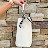 [BC Bags] White Medium Bucket Bag - The Pink Pineapple 850