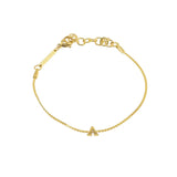 [Brenda Grands] Waterproof Gold Dainty Initial Bracelet