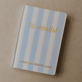 Be Mindful Prompted Striped Journal - The Pink Pineapple 850