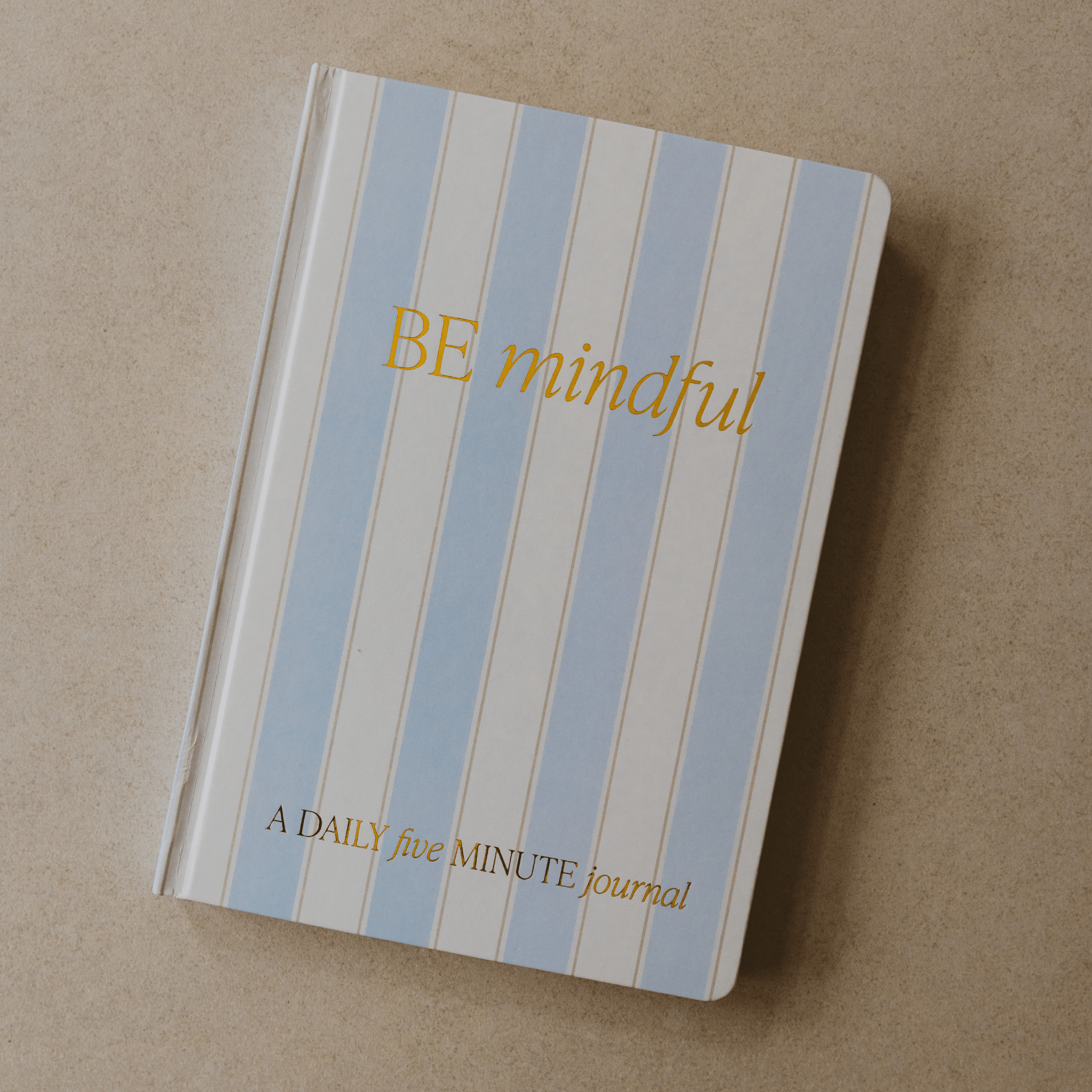 Be Mindful Prompted Striped Journal - The Pink Pineapple 850