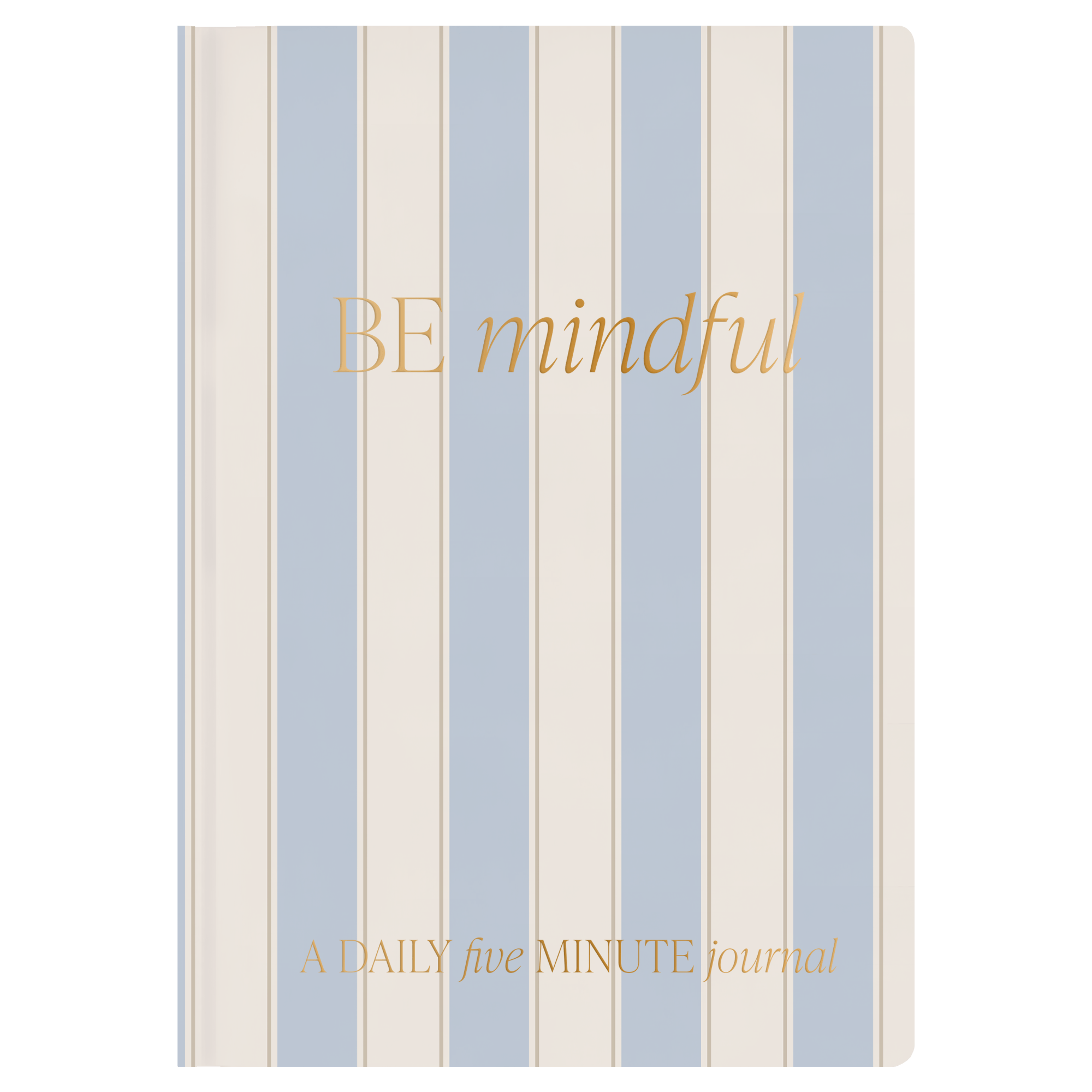 Be Mindful Prompted Striped Journal - The Pink Pineapple 850