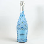 Beau Bottle Blue Bows and Blossoms - Prosecco Collection - The Pink Pineapple 850