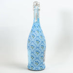 Beau Bottle Blue Bows and Blossoms - Prosecco Collection - The Pink Pineapple 850