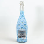 Beau Bottle Blue Bows and Blossoms - Prosecco Collection - The Pink Pineapple 850