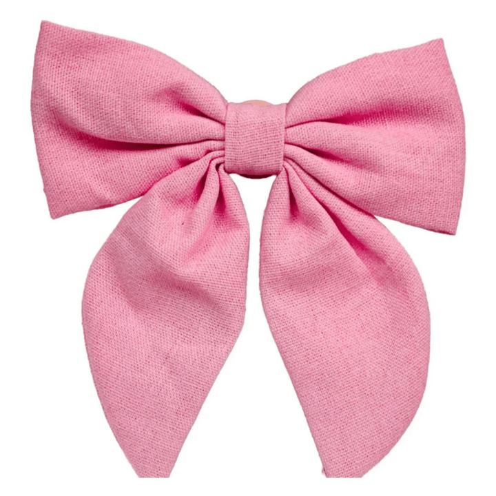 [Beau Bottles] Pink Linen Bottle Bow - The Pink Pineapple 850