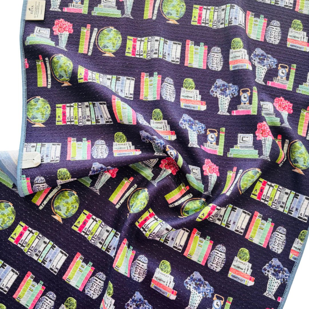 Believe in Your(shelf) Reversible Tea Towel - The Pink Pineapple 850