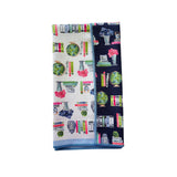 Believe in Your(shelf) Reversible Tea Towel - The Pink Pineapple 850