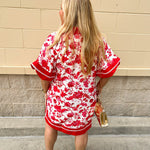 Berry Sweetheart Bloom Mini Dress - The Pink Pineapple 850