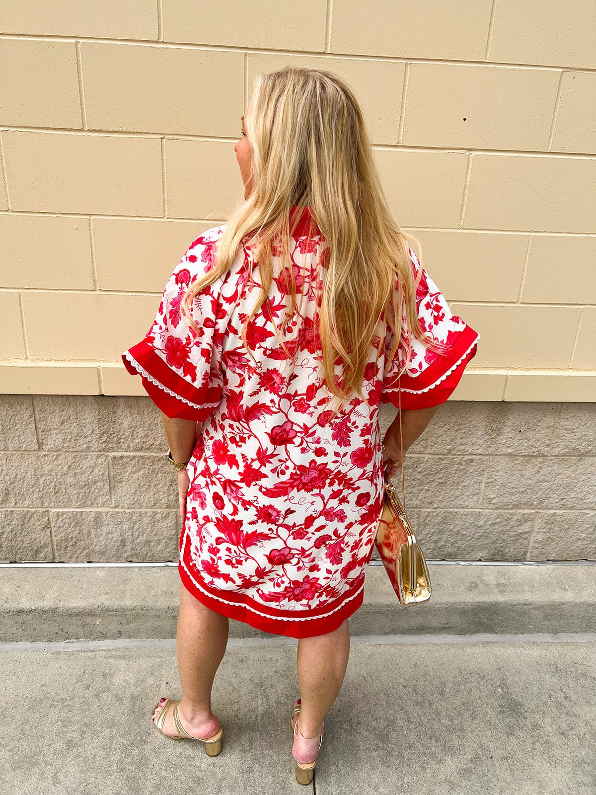 Berry Sweetheart Bloom Mini Dress - The Pink Pineapple 850