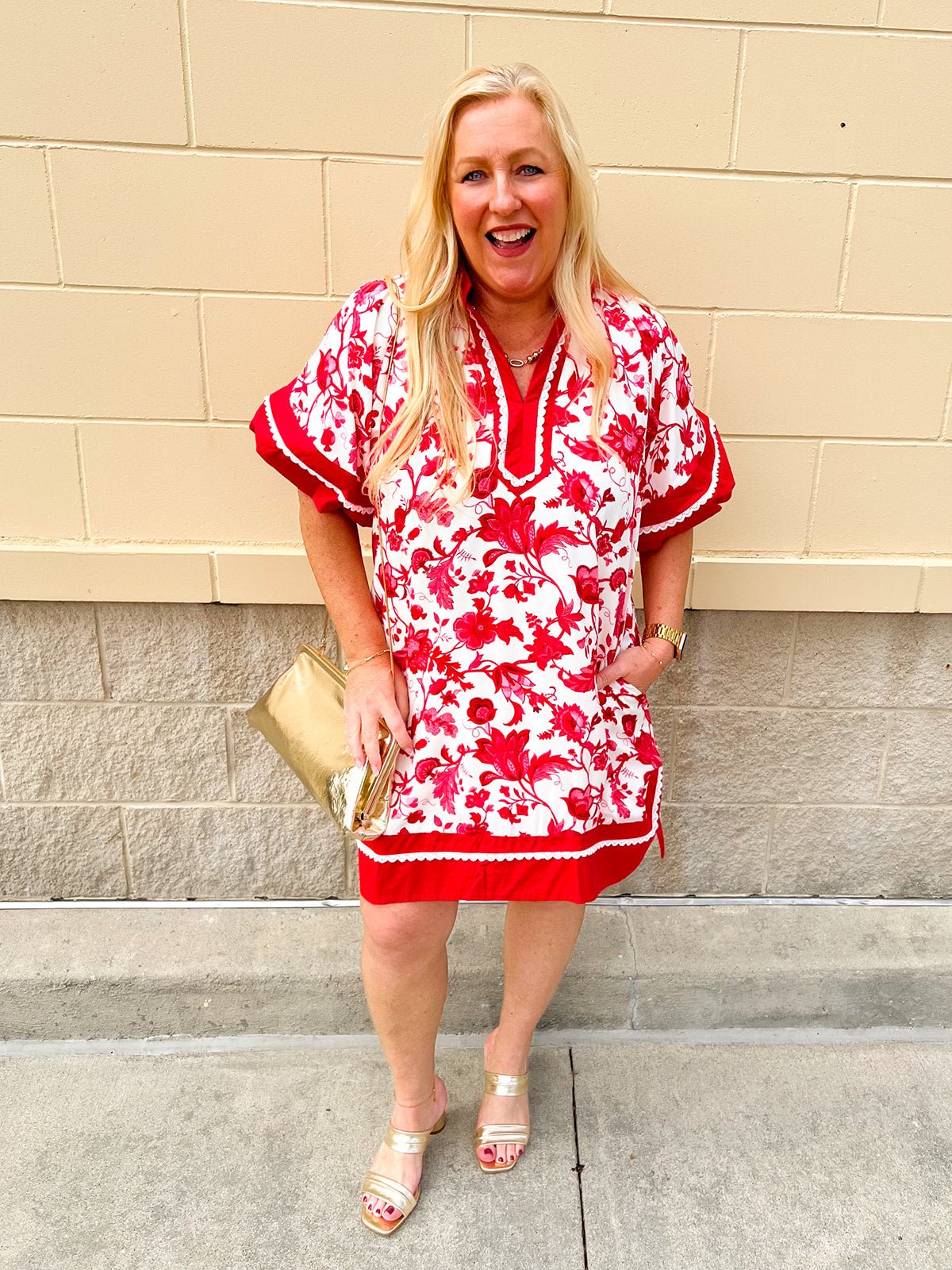 Berry Sweetheart Bloom Mini Dress - The Pink Pineapple 850