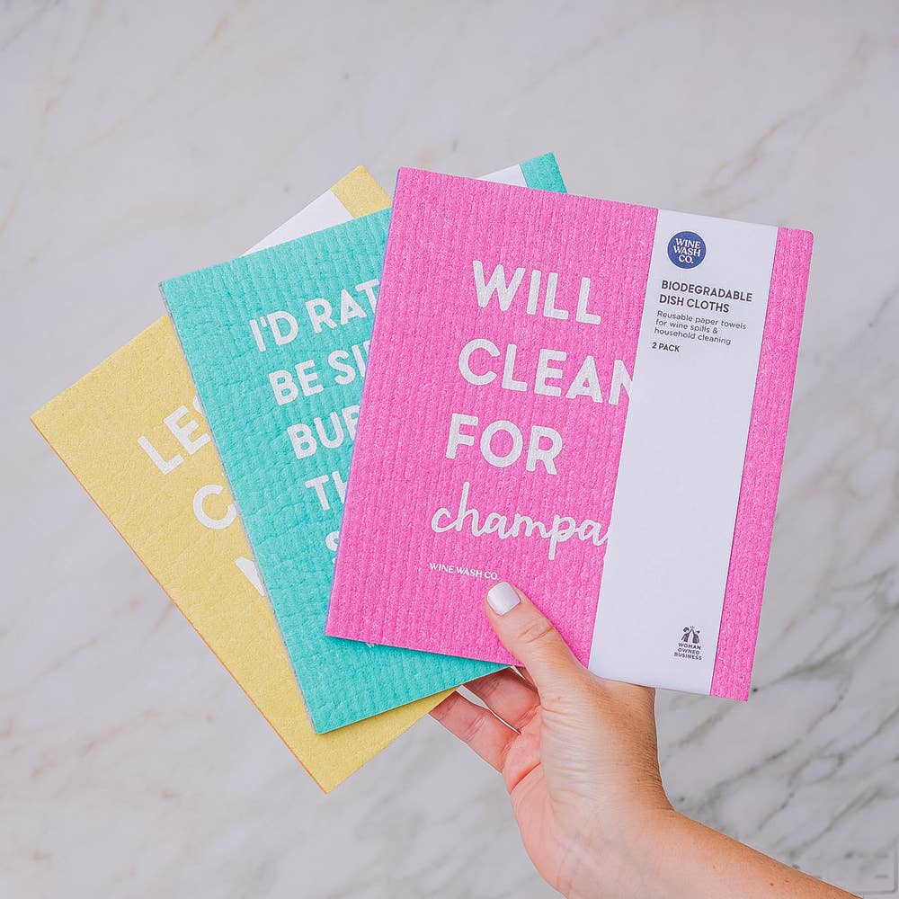 Biodegradable Dish Cloths – Set of 2 - The Pink Pineapple 850