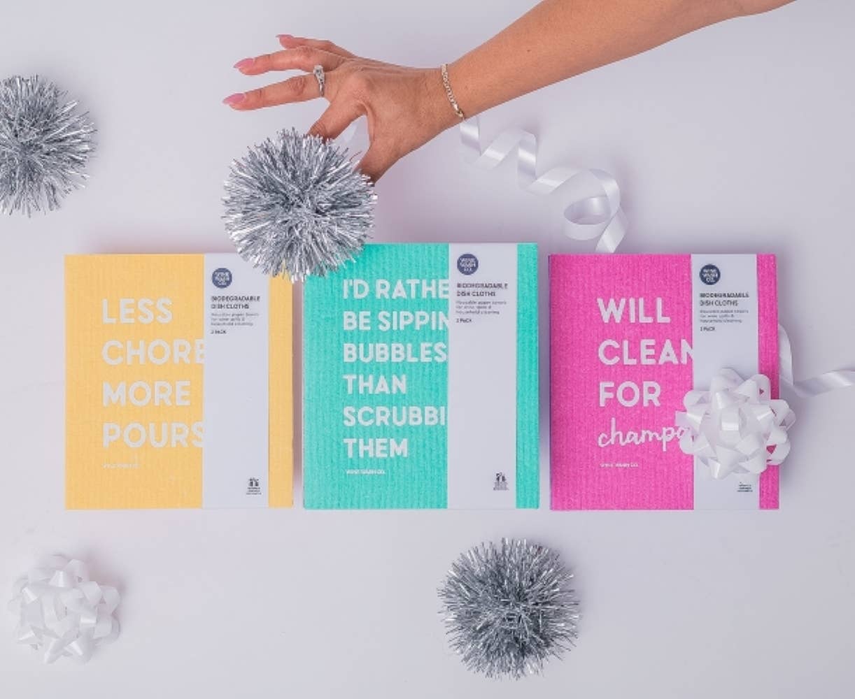 Biodegradable Dish Cloths – Set of 2 - The Pink Pineapple 850