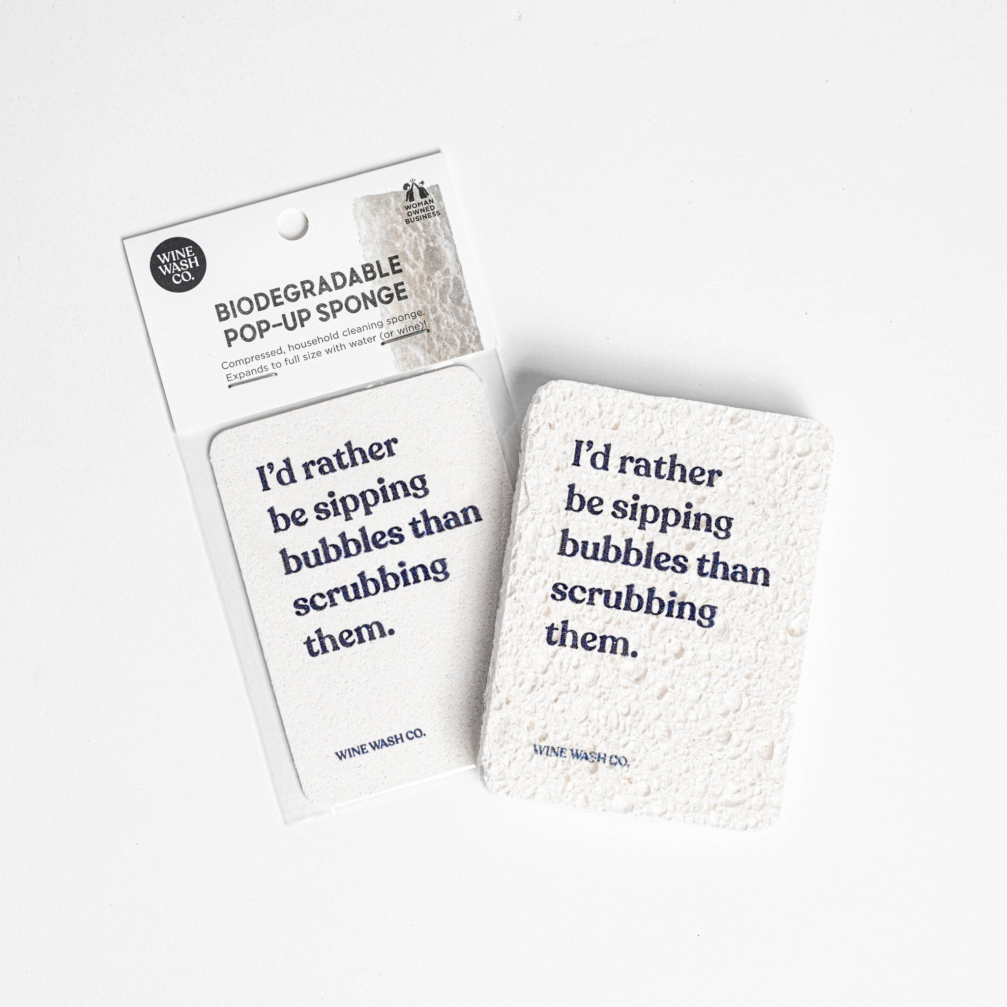 Biodegradable Pop - Up Sponge - Scrubbing Bubbles - The Pink Pineapple 850