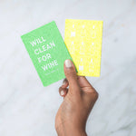 Biodegradable Pop - Up Sponge Set - Will Clean for Wine - The Pink Pineapple 850