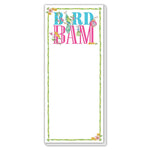 Bird Bam Green Bamboo Mahjong Icons Skinny Pad - The Pink Pineapple 850