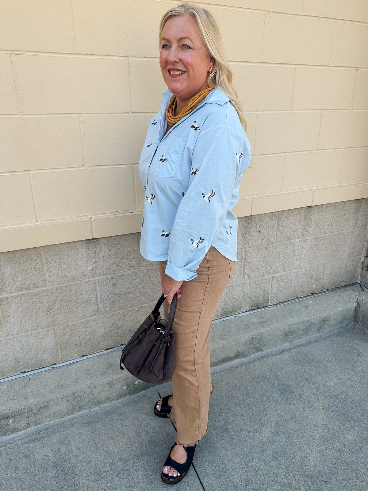 Birdsong Button Down - The Pink Pineapple 850