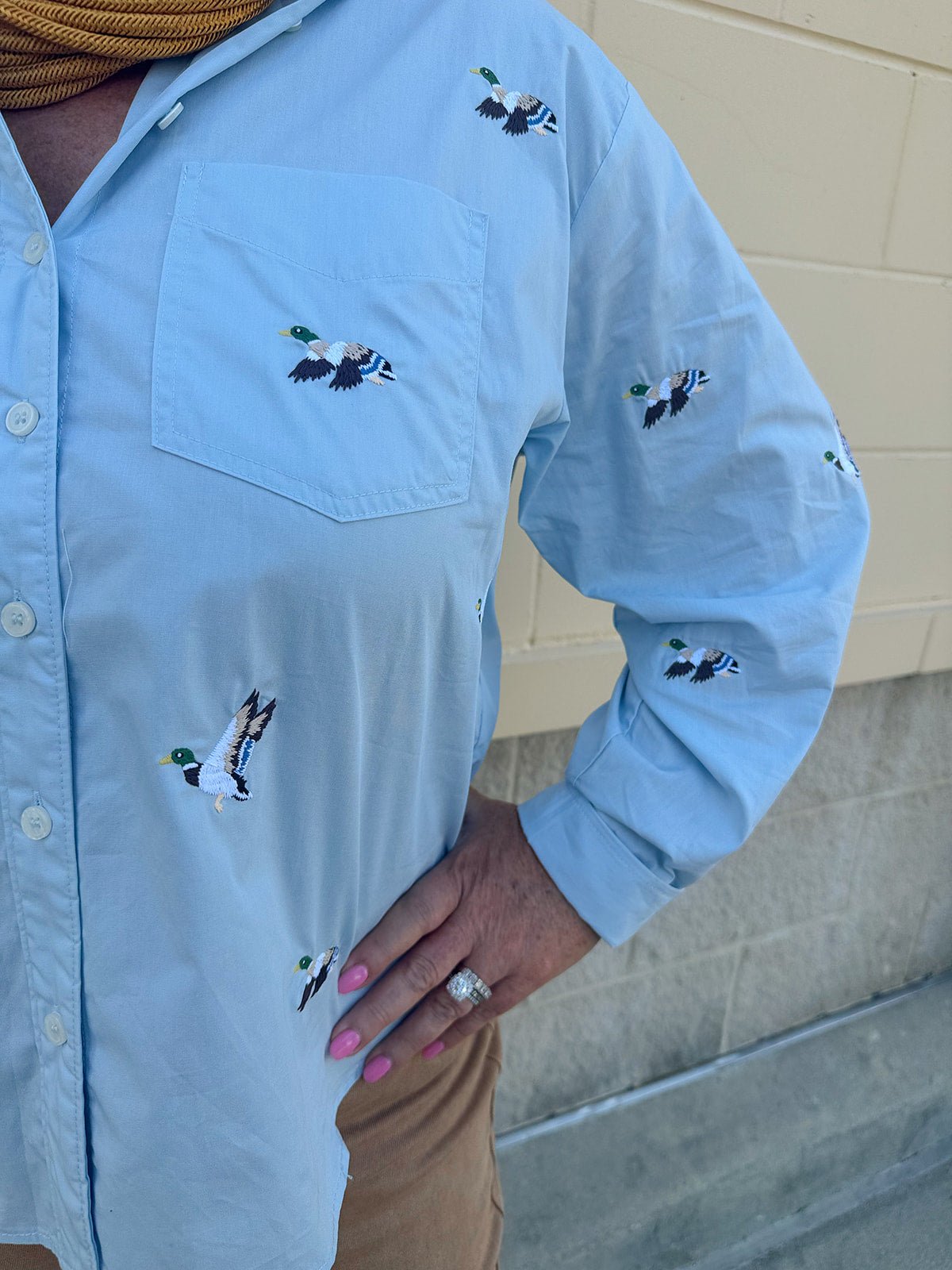Birdsong Button Down - The Pink Pineapple 850