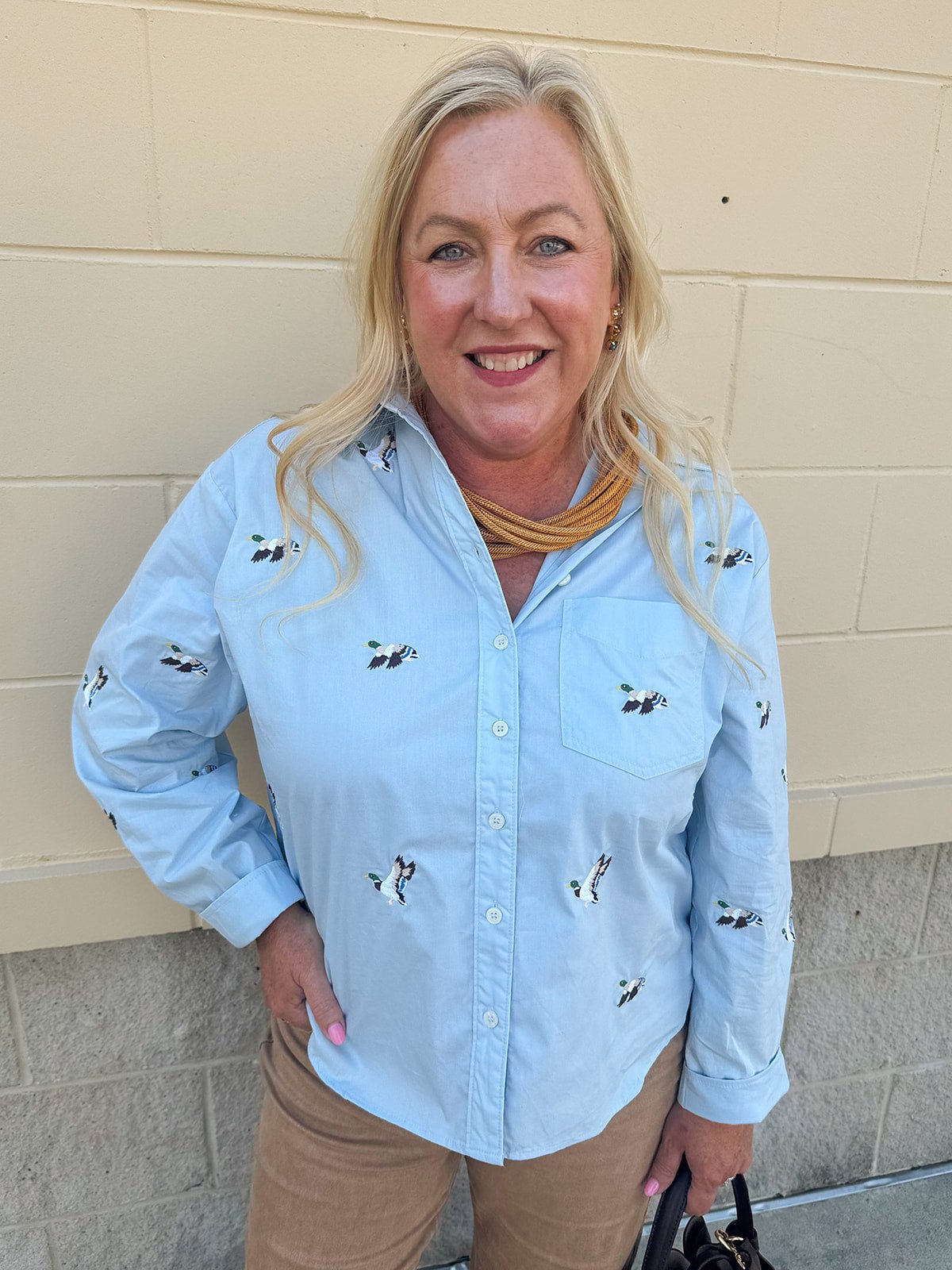 Birdsong Button Down - The Pink Pineapple 850