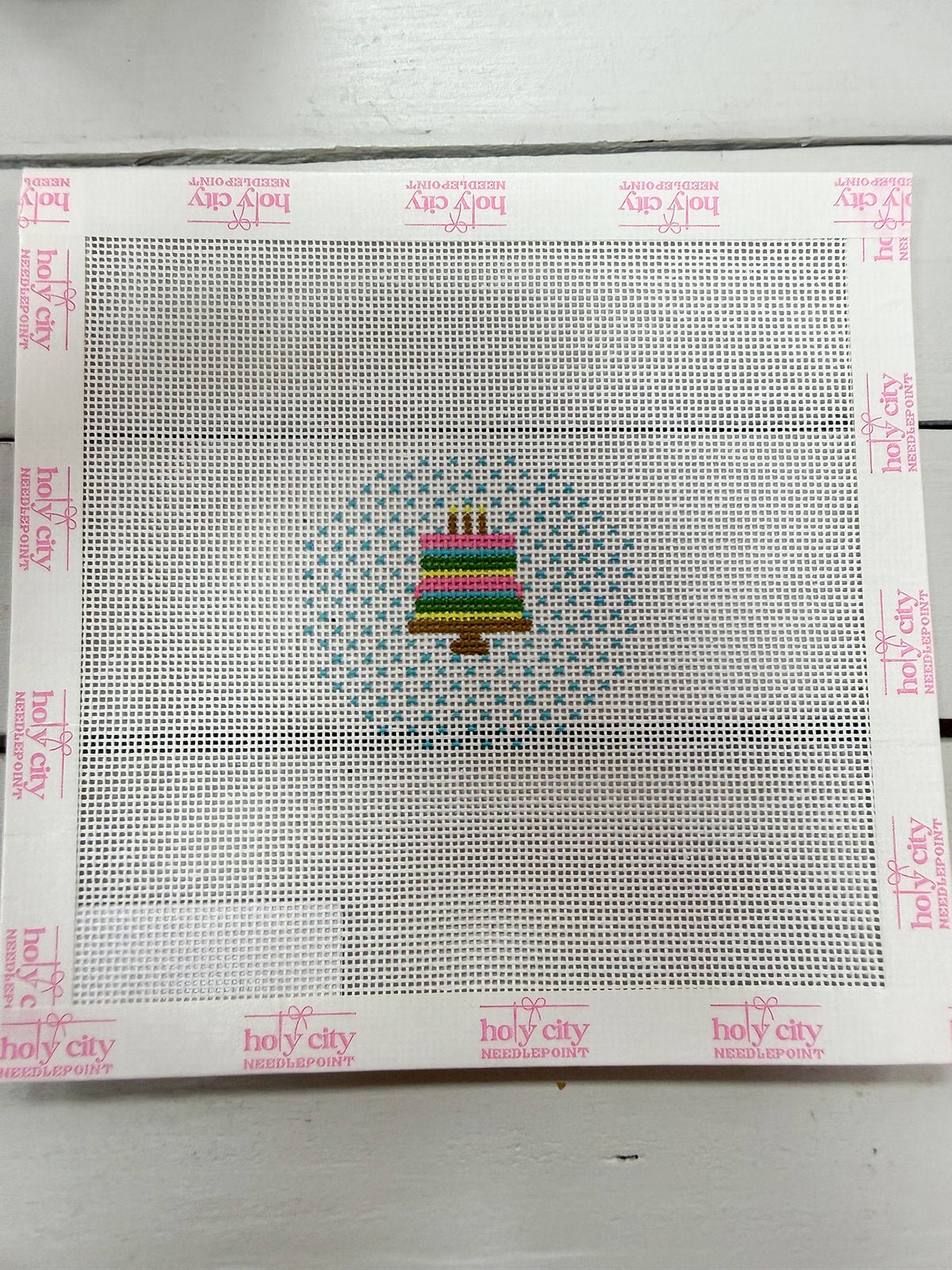 Birthday Wishes Mini Canvas - The Pink Pineapple 850