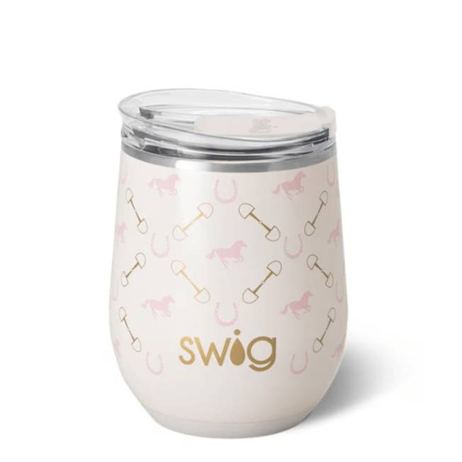 Bits and Pieces Stemless Wine Cup 12oz - The Pink Pineapple 850