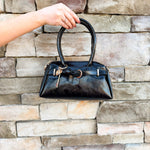 Black Vienna Crossbody Purse - The Pink Pineapple 850